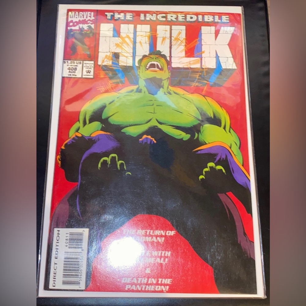 Marvel The Incredible Hulk #408 World Volume New vintage collectible rare Art